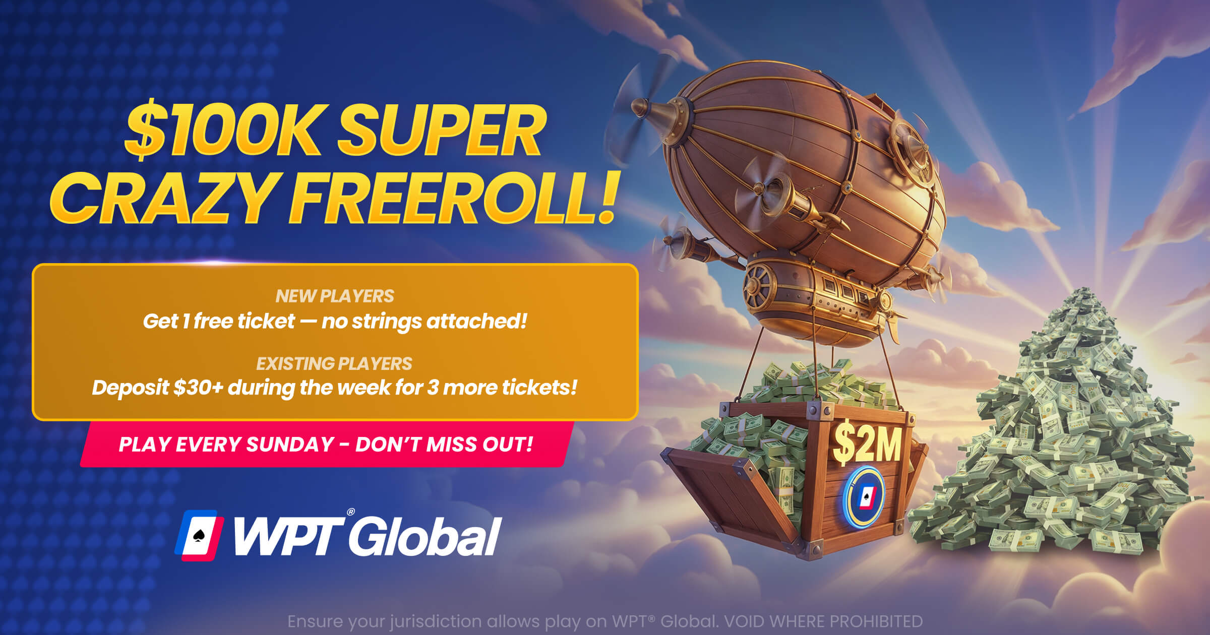 Picture of WPT Global Promo 100K Super Crazy Freeroll